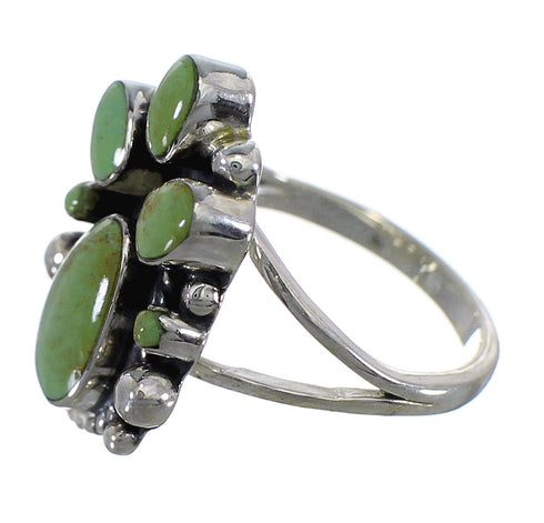 Turquoise Authentic Sterling Silver Ring Size 5-3/4 RX60418